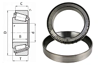 Подшипник роликовый (67720/67787) 174.625×247.65×47.625 мм Timken оригинал