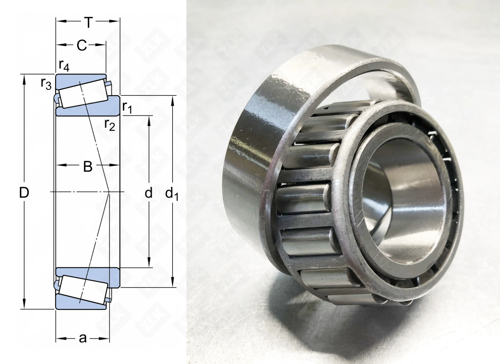 Подшипник роликовый  (25877/25821) 34.925×73.025×23.812 мм SKF оригинал
