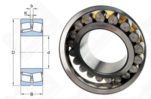 Подшипник 3536 Н (22236CAW33,22236MBW33) радиальный роликовый самоустанавливающийся 180-320-86 мм