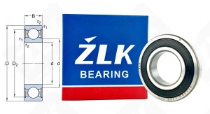 Подшипник 180208 Ш (62082RS) радиальный шариковый 40-80-18 мм