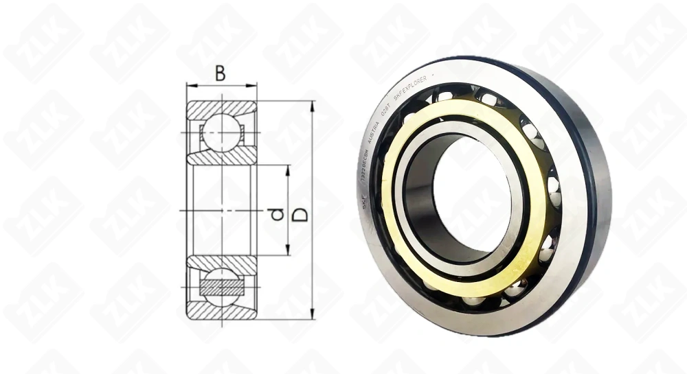 66322 Л (7322BECBM) SKF
