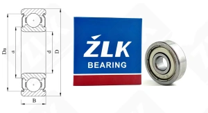 Подшипник 80025 (625ZZ) радиальный шариковый 5-16-5 мм