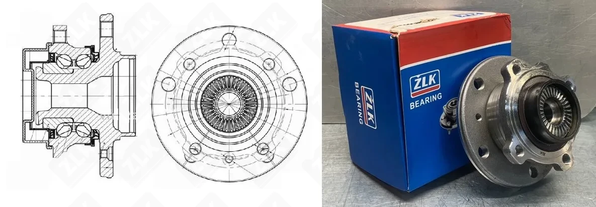 Подшипник шариковый  (713649720) 22×147×96 мм ZLK