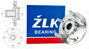 Подшипниковый ступичный узел 1282011 радиально-упорный шариковый 137 мм