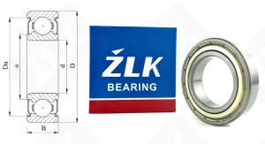 Подшипник 80108 (6008ZZ) радиальный шариковый 40-68-15 мм