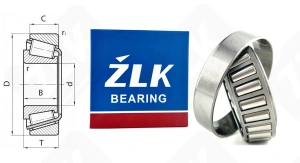 Подшипник 2007109 А (32009X) радиально-упорный роликовый конический 45-75-20 мм