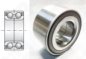Подшипник 38BWD26E1CA6ZA радиально-упорный шариковый 38-73-40 мм