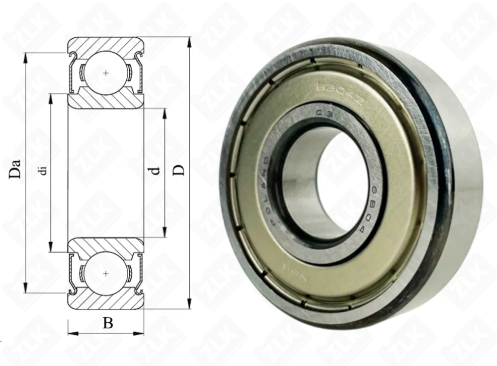 80304 (70) (6304ZZC3Е) NSK 
