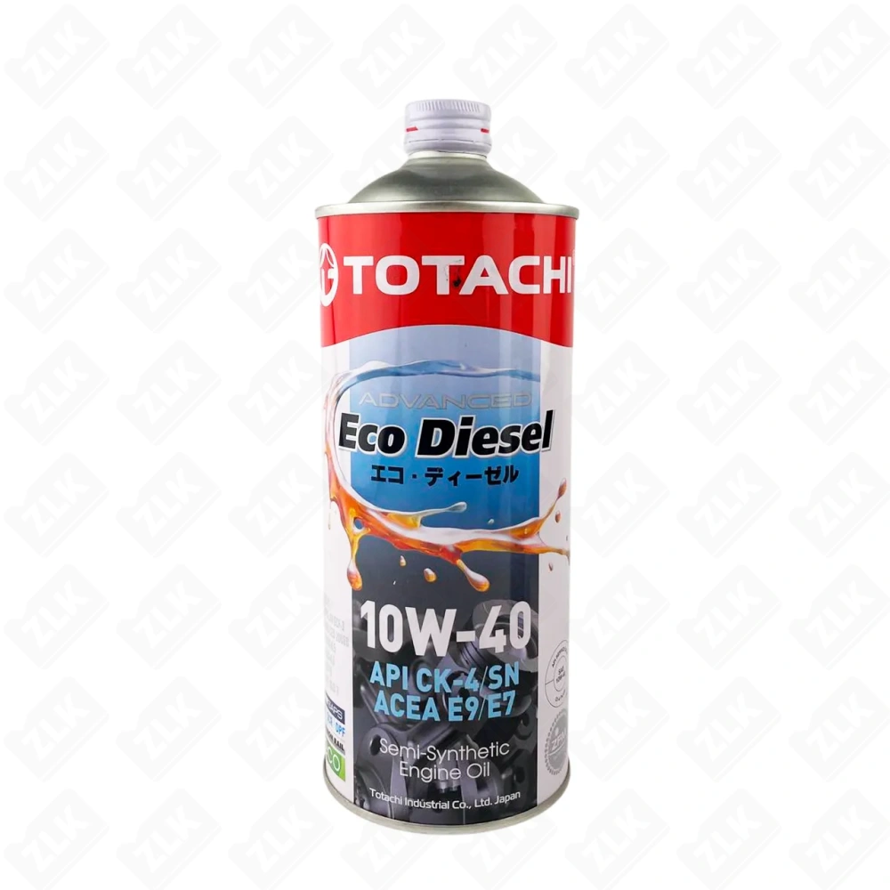 Масло моторное 10W-40 полусинтетическое 1л дизель TOTACHI Eco CK-4/SN