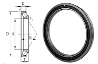 Подшипник шариковый (SF3227PX1) 160×200×18 мм STC