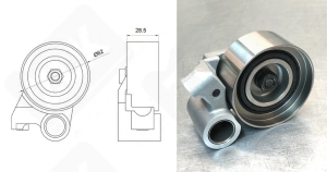 Подшипник 62TB0629B30 радиальный шариковый 16-62-38 мм