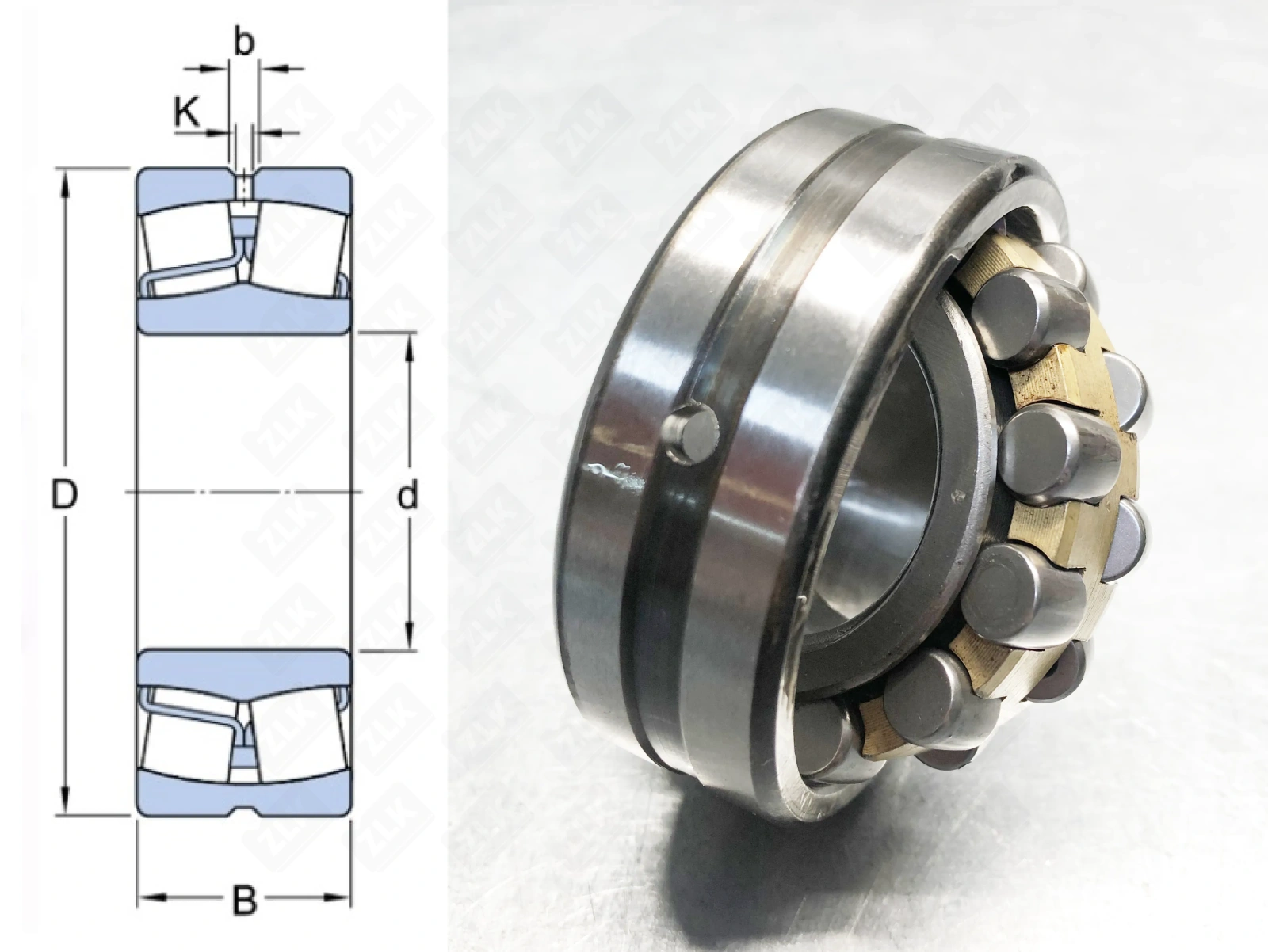 Подшипник роликовый 3506Н (22206 CA/W33) 30×62×20 мм SKF оригинал