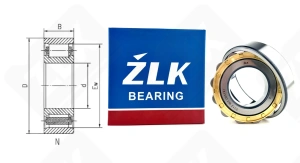Подшипник 2312 Ш2 (N312) радиальный роликовый 60-130-31 мм