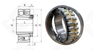 Подшипник 3003164H (23064ACMBW33) радиальный роликовый самоустанавливающийся 320-480-121 мм
