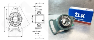 Подшипниковый узел 480208UCFA (UCFA208)