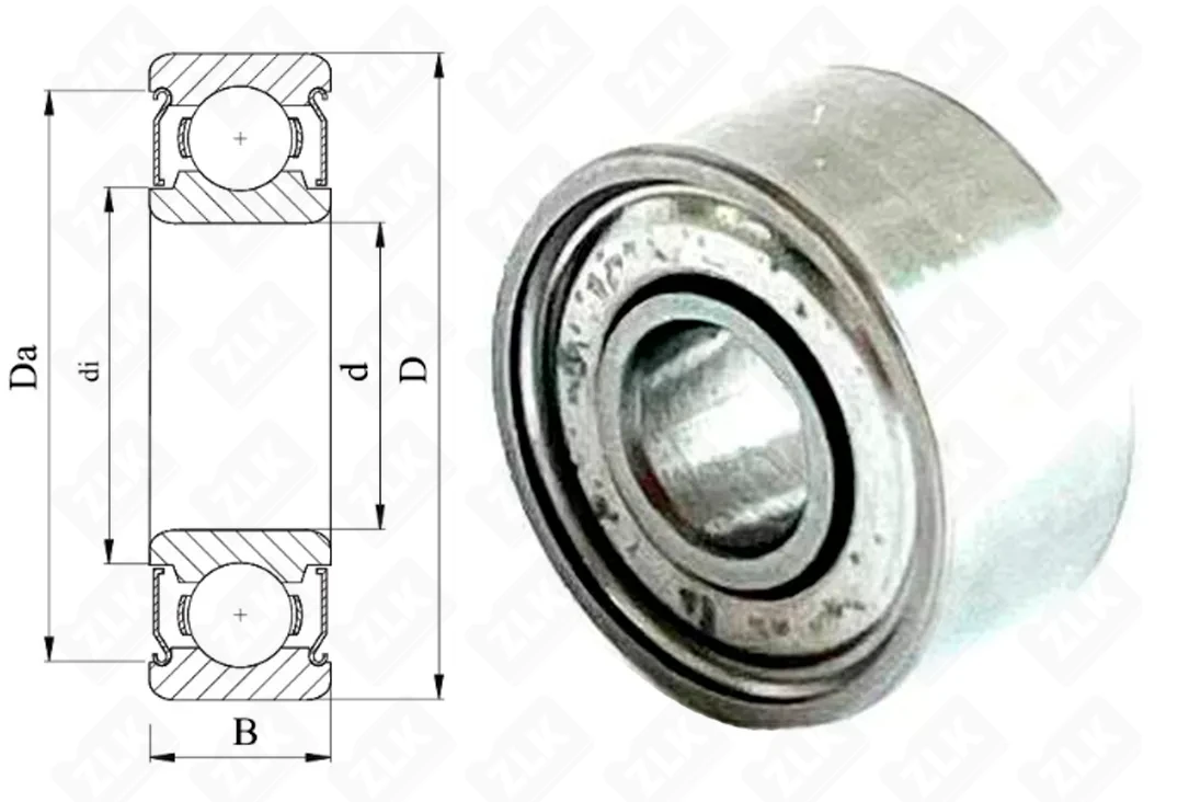Подшипник шариковый 1000093 ZZ (693ZZ) 3×8×4 мм Neutral