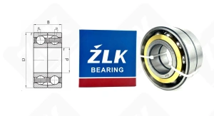 Подшипник 346310Л (7310ACDF) радиально-упорный шариковый 50-110-54 мм