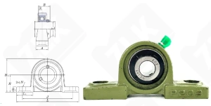Подшипниковый узел 480202UCP (UCP202 FY15TF)