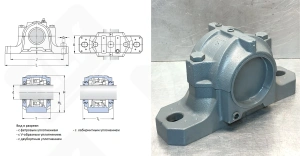 Разъемный корпус SNV100-FL 55-257-210-135 мм