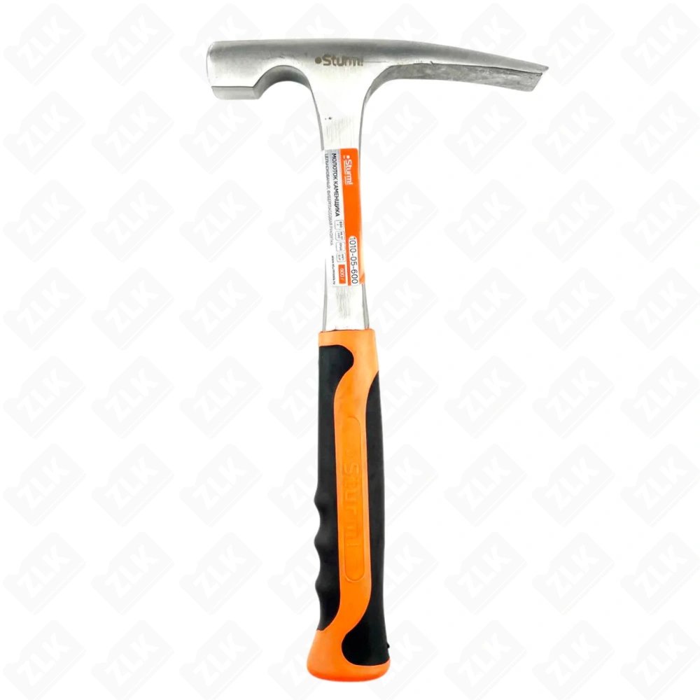 Молоток 600 г кровельщика цельнокованый обрезиненная рукоятка Sturm