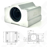 Опора валов SCS10UU