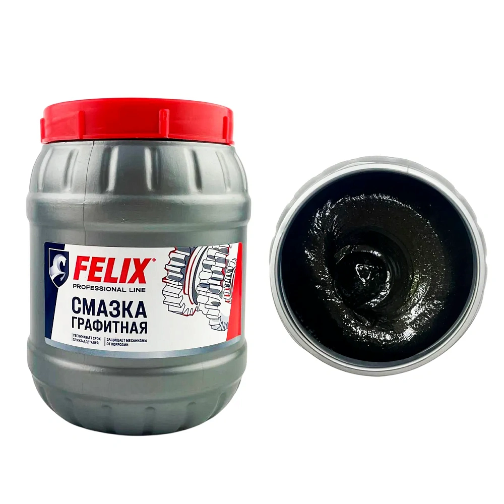 Смазка графитная t-20°С +70°С Felix 800 гр 
