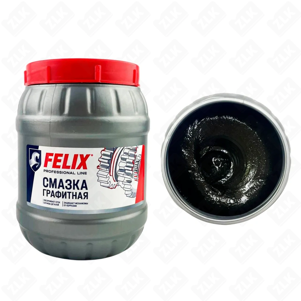 Смазка графитная t-20°С +70°С Felix 800 гр 