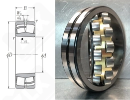 Подшипник 21320CAMKE4C3S11 радиальный роликовый самоустанавливающийся 100-215-47 мм
