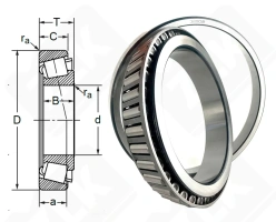 Подшипник 2007932 (32932) радиально-упорный роликовый конический 160-220-38 мм