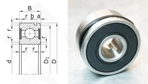Подшипник B10-46T12DDNCXCG101 радиальный шариковый 10-23-11 мм