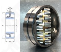 Подшипник 3003144 Н (23044MBW33) радиальный роликовый самоустанавливающийся 220-340-90 мм