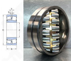 Подшипник 3003726Н (23126ESTVPB) радиальный роликовый самоустанавливающийся 130-210-64 мм