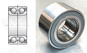 Подшипник R169.36 радиальный шариковый 43-82-45 мм