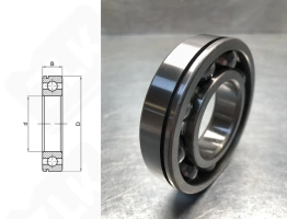 Подшипник 50217 (6217N) радиальный шариковый 85-150-28 мм