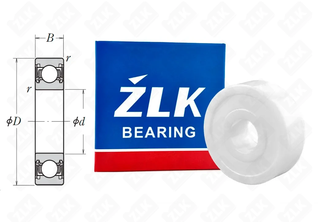 Подшипник шариковый 180028 (6282RS) 8×24×8 мм ZLK