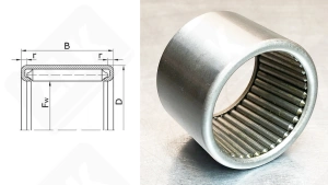 Подшипник HK4020 радиальный игольчатый 40-47-20 мм