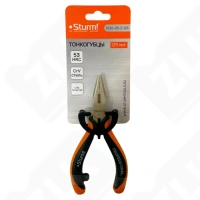 Тонкогубцы 125мм, пружинный механизм Sturm