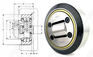 Подшипник 4.063 радиальный роликовый 60-149-77,5 мм