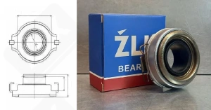 Выжимной подшипник 58TKB3505A2RA упорный шариковый 35-78-58 мм