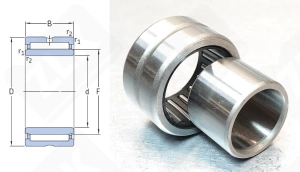 Подшипник NKI17/20 XL радиальный игольчатый 17-29-20 мм