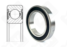 Подшипник 1000805 2RS (618052RS,68052RS) радиальный шариковый 25-37-7 мм