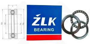 Подшипник 8114 (51114) упорный шариковый 70-95-18 мм