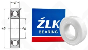 Подшипник 180104 (60042RS) радиальный шариковый керамический 20-42-12 мм