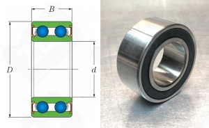 Подшипник 30BD40-A-T12DDF2CG01 радиально-упорный шариковый 30-55-23 мм
