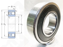 Подшипник 1508E (22082RSTNG) радиальный шариковый самоустанавливающийся 40-80-23 мм