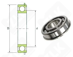 Подшипник BL211NR радиальный шариковый 55-100-21 мм
