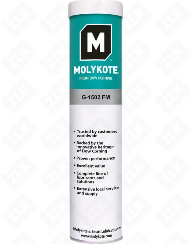 Смазка Molykote G-1502 FM (-40 до +149С)  400 гр водостойкая пластичная смазка с пищевым допуском