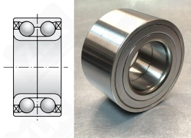 Подшипник DAC42800342 (BA2B309609A VKBA1319 21146660) радиально-упорный шариковый 42-80-42 мм