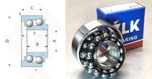Подшипник F23497712 радиально-упорный шариковый 40,783-93-32 мм