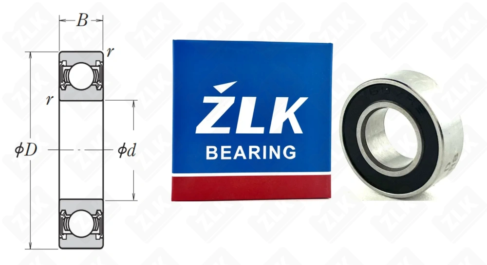 1000087 2RS (6872RS) ZLK